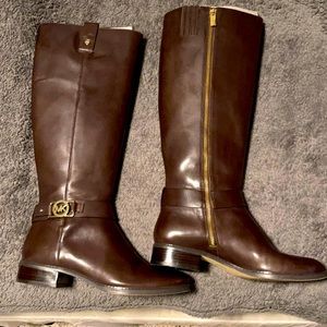 Michael Kors Leather Boots!!